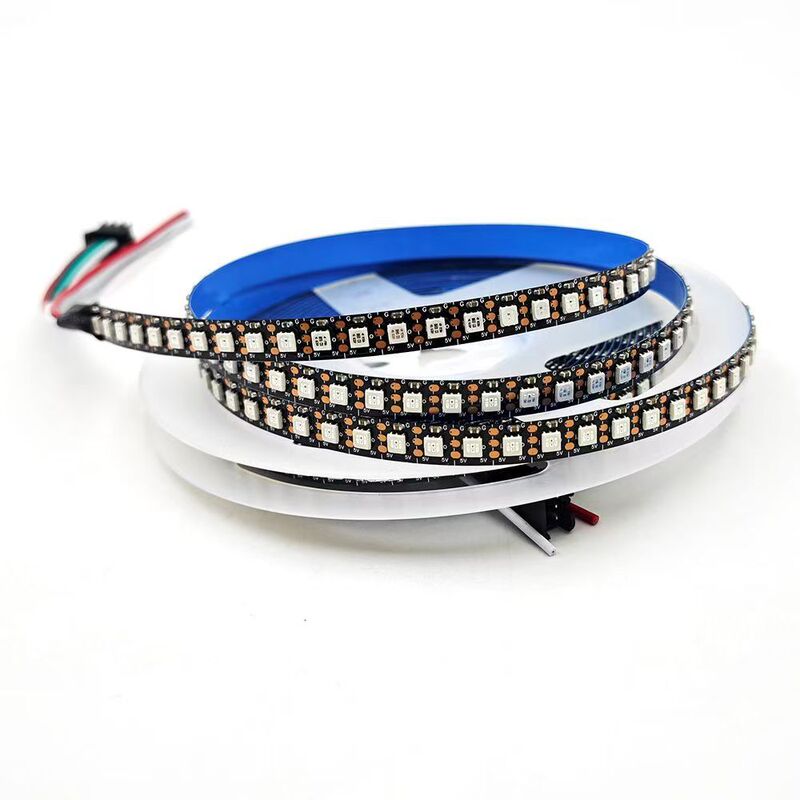 WS2812B144 ライトボックス ランニングマーチング カラフル流水ライト 5050内蔵IC プログラム可能なフルカラーライトストリップ 5V|undefined