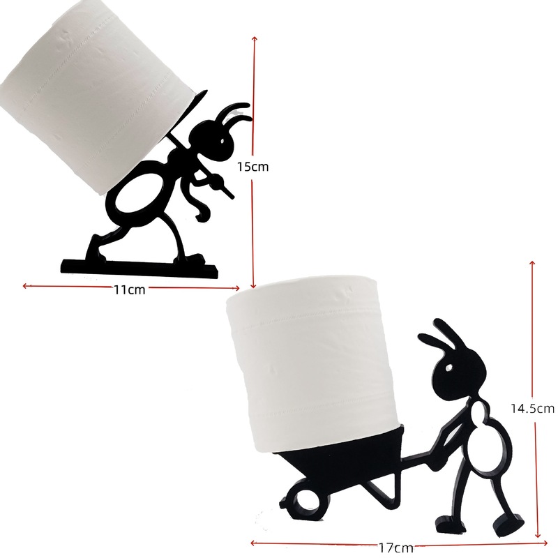 跨境热卖3d打印Ant paper roll holder蚂蚁卷纸架浴室卷纸摆件|undefined