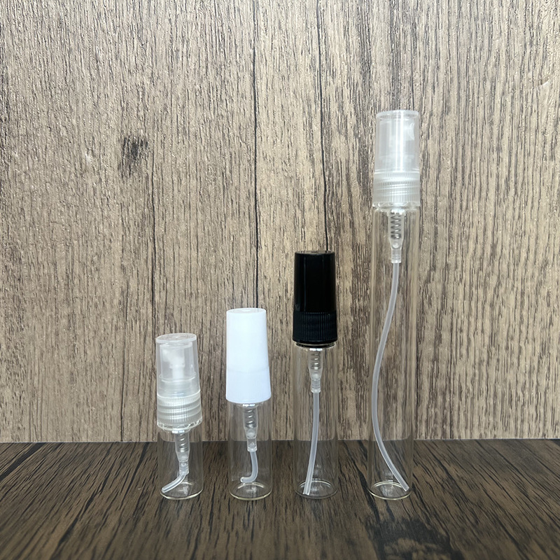 Small glass bottle