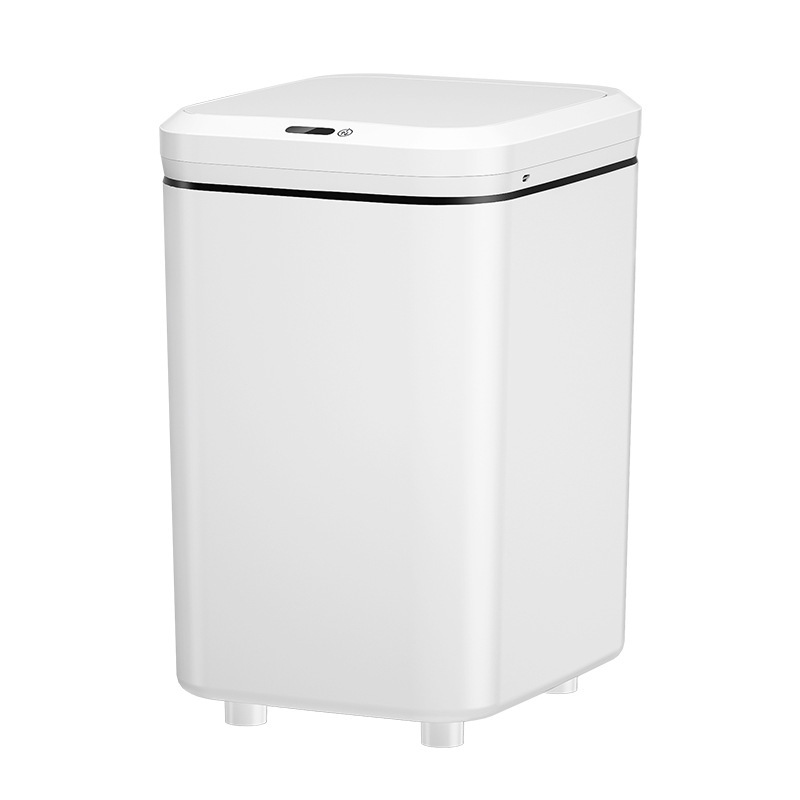 Mayflower Sensor Trash Can for Kitchen and Bedroom, Press-Top Garbage Bin, Paper Basket Al-Gb304, Large Capacity Household Storage Mayflower Sensor Trash Can for Kitchen and Bedroom, Press-Top Garbage Bin, Paper Basket Al-Gb304, Large Capacity Household Storage
