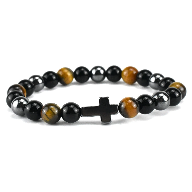 Агатовый бус bracelet браслет для мужчин и женщин эластичный ремешок для любимого