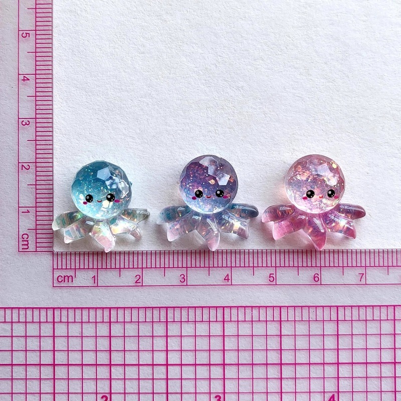 新しいクリスタルスパンコール海洋動物ヒトデシェルイルカ樹脂小物アクセサリー diy 手作りヘアピンアクセサリー|undefined
