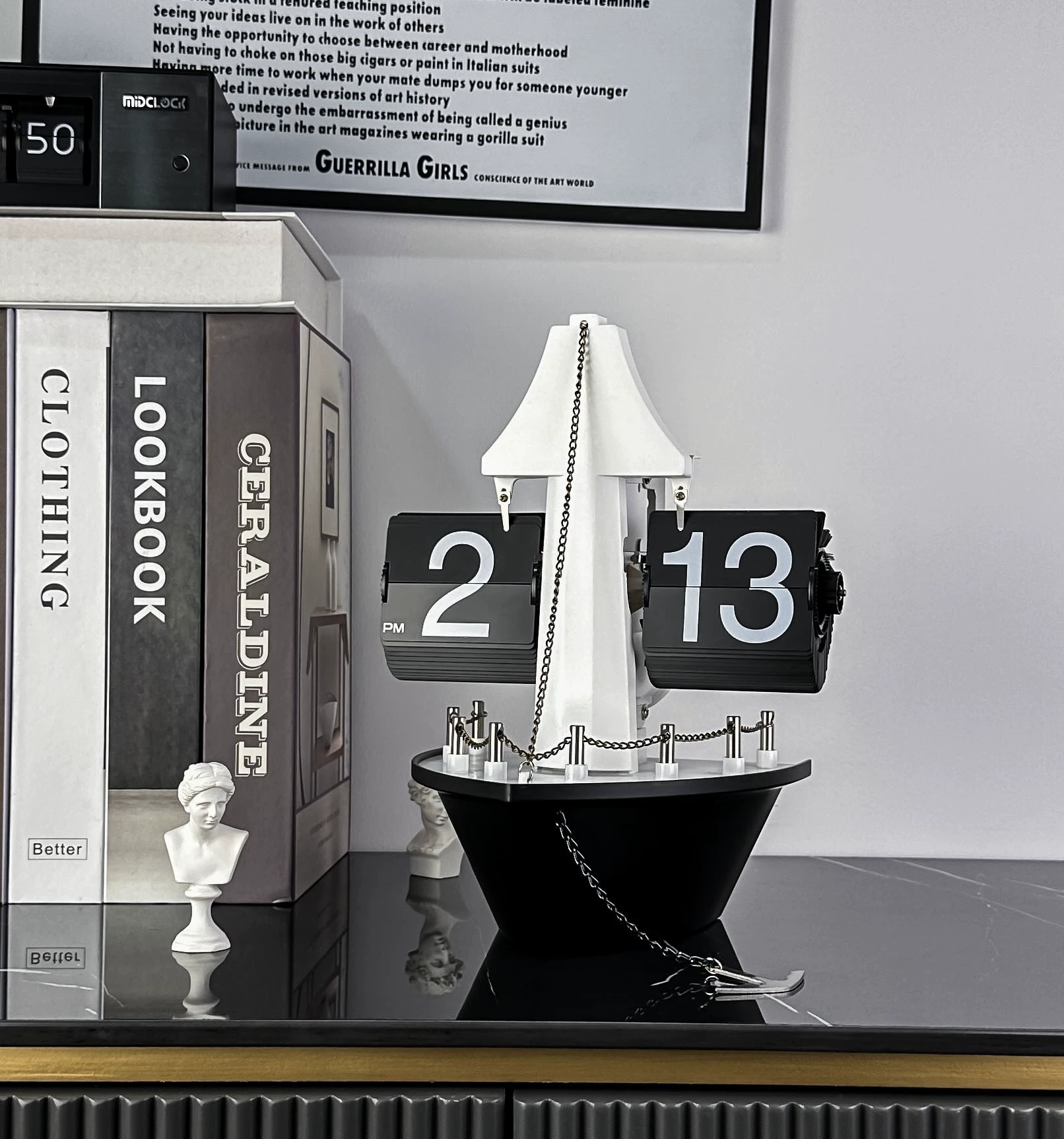 Watch, calendar for office, decorations, home decor