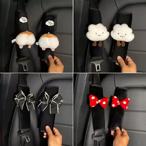 Car supplies Daquan seat belt shoulder pads a lengthened universal cute car interior decoration women's winter plush