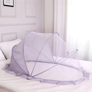 Baby Mosquito Net Installation-Free Portable Anti-Mosquito Cover Folding Drop-Resistant Baby Yurt Newborn Children Children Full Cover