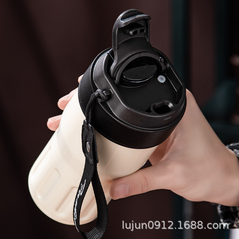 純セラミックライナー魔法瓶カップ、非コーティング、スマート温度表示、持ち運び可能、おしゃれなコーヒーカップ|undefined