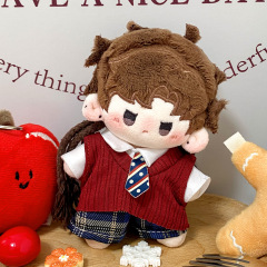 10cm子供服10センチ綿人形服海星正常体labubu布jk学院風スカート