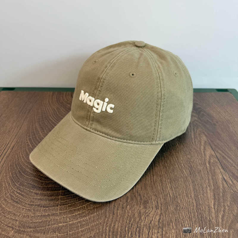 高品质软顶棒球帽韩版Magic刺绣棒球帽学生情侣宽檐显脸小鸭舌帽|undefined
