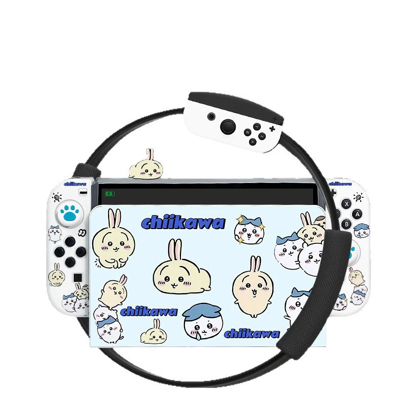 Protective case, game console, matte silicone handle with accessories