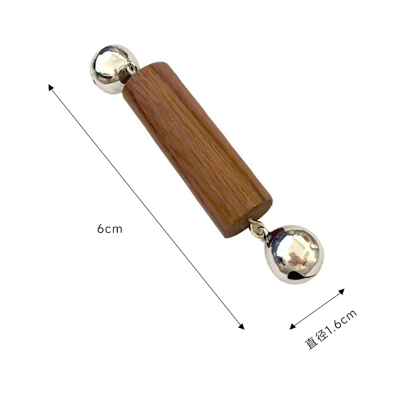 Material didáctico Montessori, kit sensorial de madera de haya para la coordinación ojo-mano, juguete educativo con cuentas, anillos, huevera