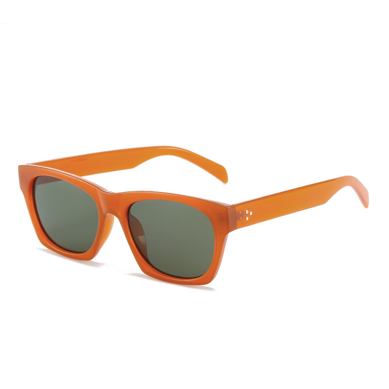 Nuevo Selin diseñador cuadrado Comercio exterior gafas de sol hombres y mujeres retro UV400 transfronterizo gafas de sol fabricante