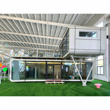 两层楼豪华别墅搭建迅速移动苹果舱现代新型设计住宅建筑酒店景区