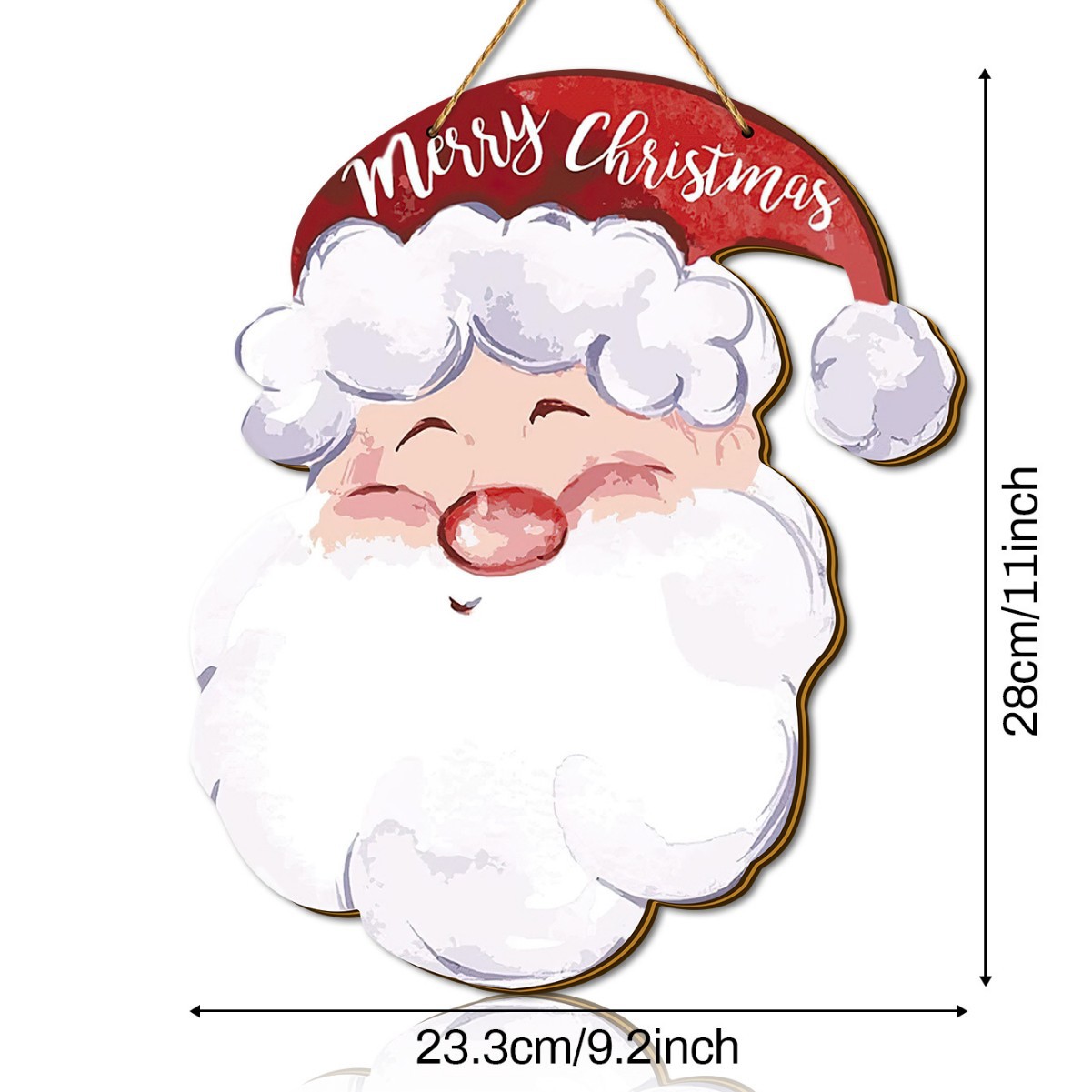 Transfronterizo temu explosión decoración del hogar invierno elementos de Navidad logotipo de madera de Navidad decoración creativa