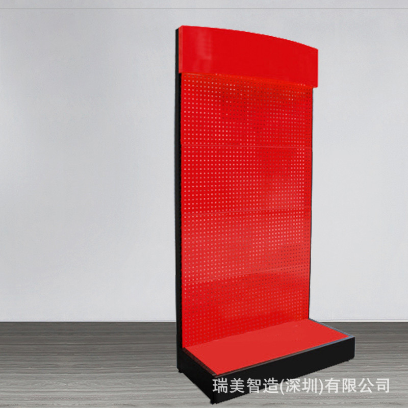 源头工厂 金属五金工具展示架 落地洞洞板金属货架 手机配件展架