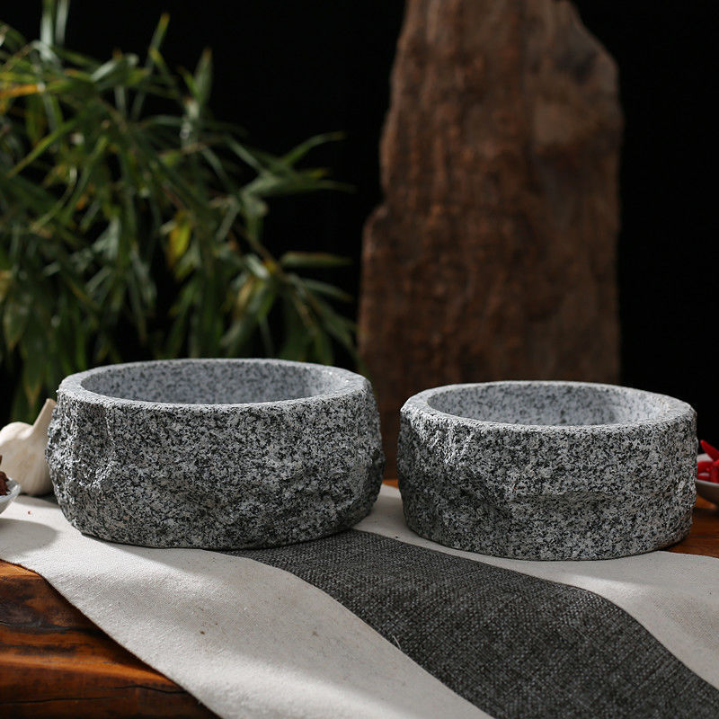 Stone Dog Bowl, Dog Bowl, Cat Bowl, Dog Water Bowl, Dog Food Bowl, Anti-Knock over Cat Supplies, Anti-Knock over Food Bowl for Pets