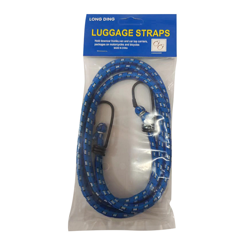 Cuerda de equipaje de goma elástica alta cuerda elástica cuerda correa de equipaje bicicleta correa de goma corbata cuerda banda elástica