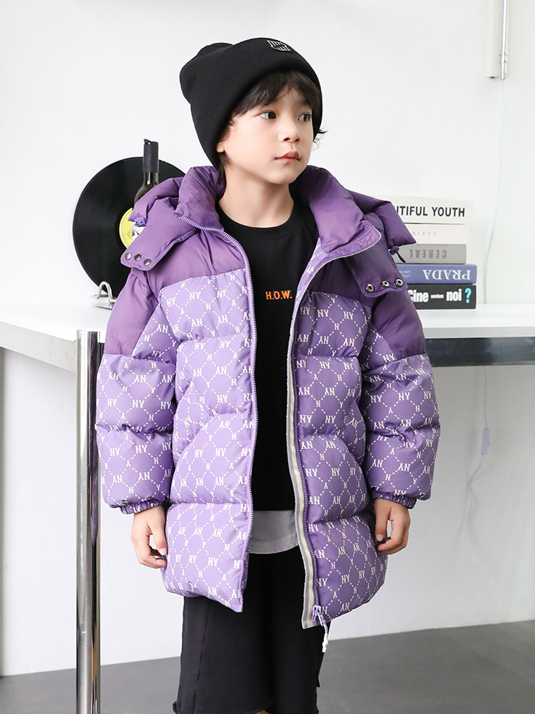 Winter children's keep warm down jacket for boys
