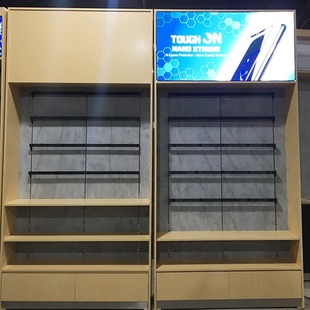 Customized Communication Digital Product Display Cabinet Audio Appliance Display High Cabinet Mobile Phone Computer Accessories Peripheral Cabinet Solid Wood