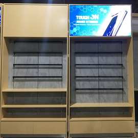 定制通讯数码产品展示柜音响电器展示高柜手机电脑配件周边柜实木