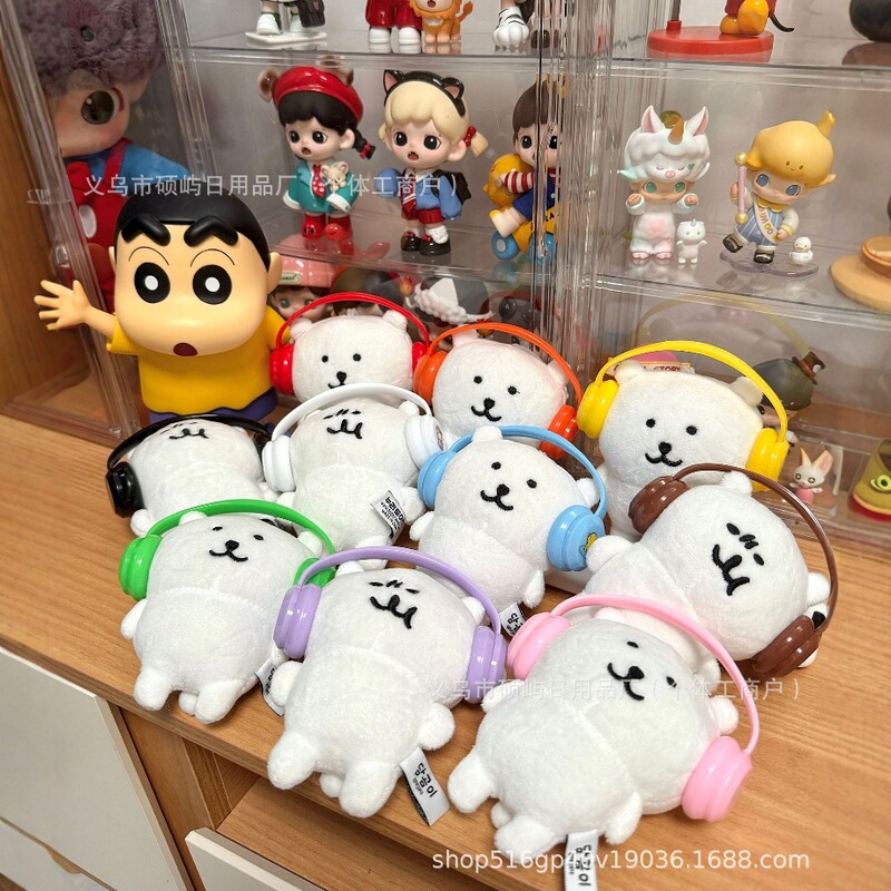 ちいかわ自虐クマラブブヘッドフォンかわいい人形ぬいぐるみペンダント人形おもちゃ子供の卸売ストール|undefined