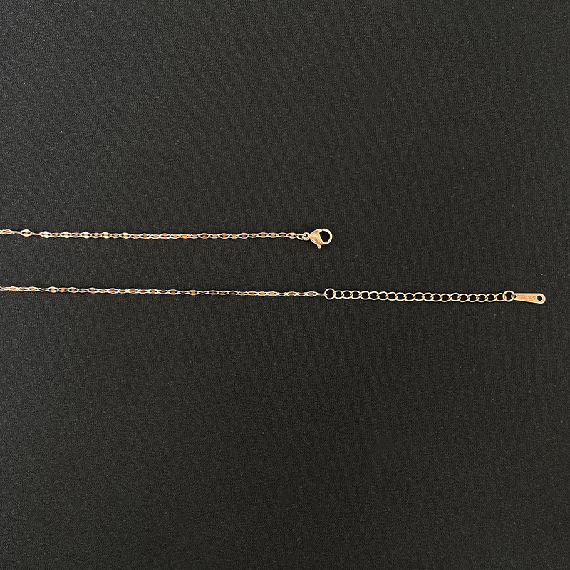 Women's Gender Titanium Steel 18K Gold Plated Vintage Style Geometric Solid Color Necklace