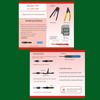 Optical fiber fast continuous connecter instructions Hurry direct -pass instruction printing package design