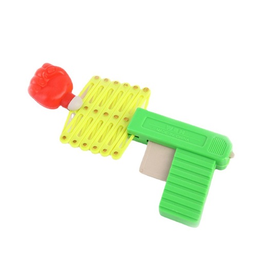 Street stall children's toys funny magic gun children's toy gun baby Yiwu educational telescopic fist gun elastic gun