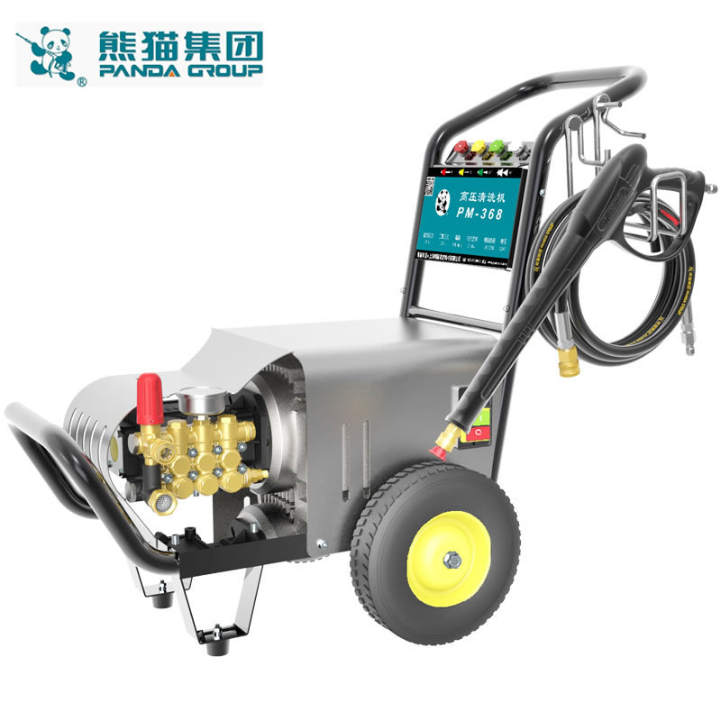 批发熊猫PM2515型移动式超高压工业清洗机剥树皮去锈畜牧业消毒泵