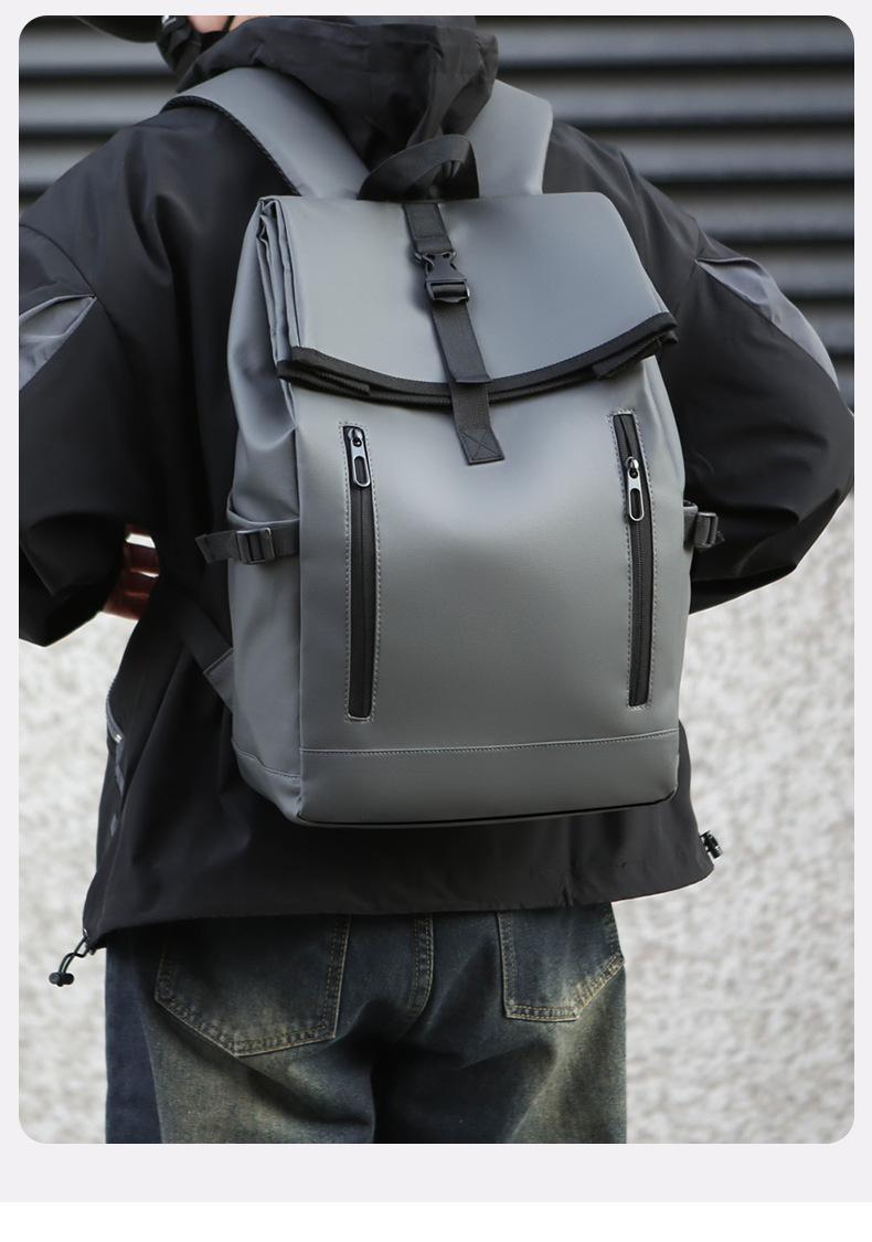 Cross-border fashion large-capacity backpack, men's high-end student schoolbag, new simple, casual and lightweight travel backpack Application Scenario