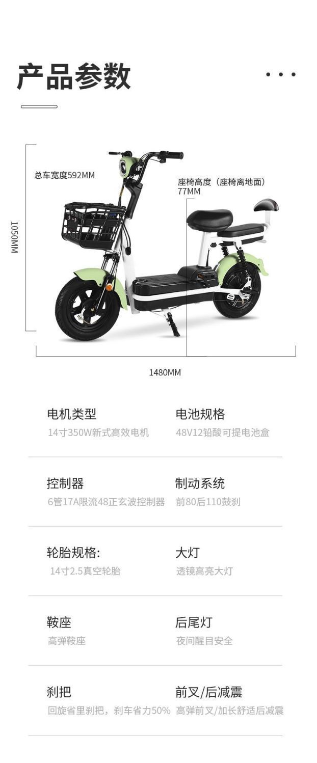 2025 New National Standard Electric Bicycle for Adults