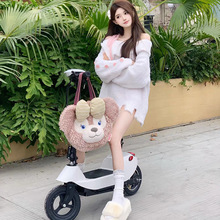 適用於電動滑板車成人上班代步車迷你電動車女生可折疊小海豚電瓶