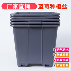 ブルーベリー植栽用特殊ポット 30L 7 ガロン基質プラスチック植木鉢厚みのある大型正方形通気性根制御ポット