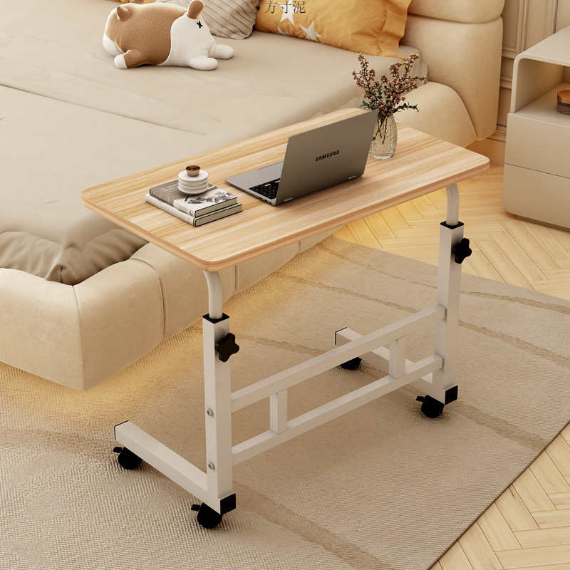 침대 옆 탁자 이동식 리프팅 침실 가구 간단한 책상 학생 기숙사 연구 테이블 게으른 사람들을위한 특수 컴퓨터 책상
