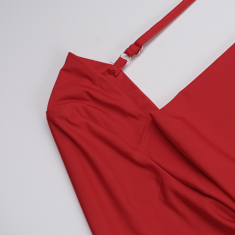 Autumn Holiday Sexy Long Sleeve Backless Bow Slim Fit Dress Women