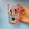 Disney, crystal, handle for elementary school students, mouthwash with glass, children's cup, 260 ml