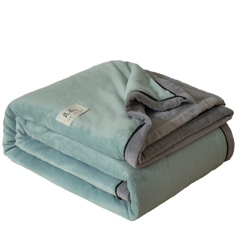 Invierno grueso mantas de seda de coral mantas de seda de leche caliente mantas de siesta de oficina mantas de sofá para cama