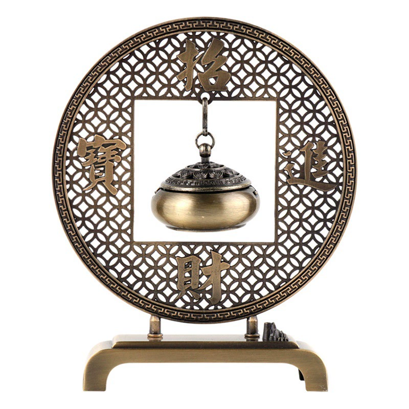 [Производитель источника] Китайская подвесной печь для благовоний счастливое сокровище маленькое Xiangyun антипригарная горелка для благовоний чайный столик церемония благовоний маленькие украшения