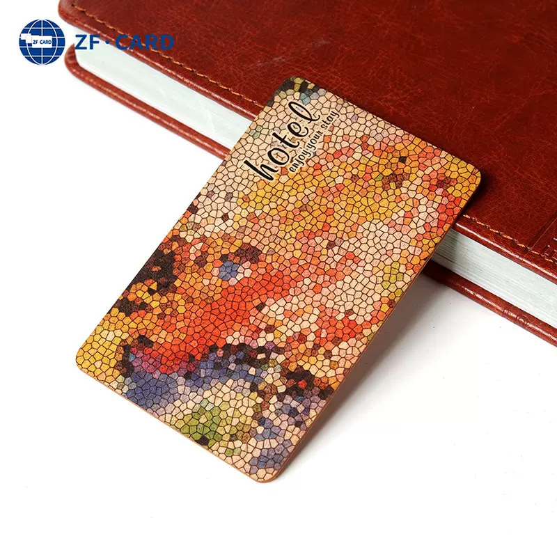 天然竹木芯片卡椴木卡环保酒店房卡木头IC卡RFID木质标签激光丝印