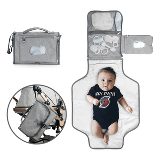 New Portable Waterproof Diaper changing pad Multifunctional Baby Stroller Bag changing pad Folding Diaper pad