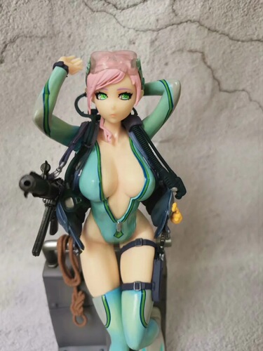 Beauty Girl After-School Battlefield 3 Episode Frog Girl Aigir Swimming Suit Action Figure Display