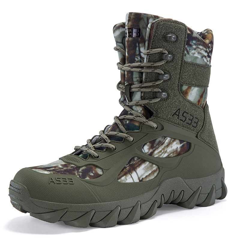 Magnan transfronterizo gran ventilación botas tácticas tropas especiales al aire libre caminata desgaste entrenamiento botas de combate botas militares de alto nivel