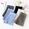 Brand fitted trousers, fashionable knitted shorts for leisure, high waist, 2021 collection, bright catchy style