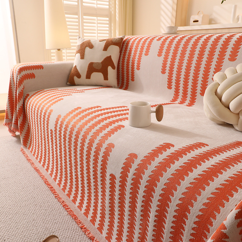 Transfronterizo exclusivo para las cuatro estaciones de sofá general, toalla de sofá antideslizante, almohadilla de sofá antideslizante, sofá de cubierta completa con arena lanzada.