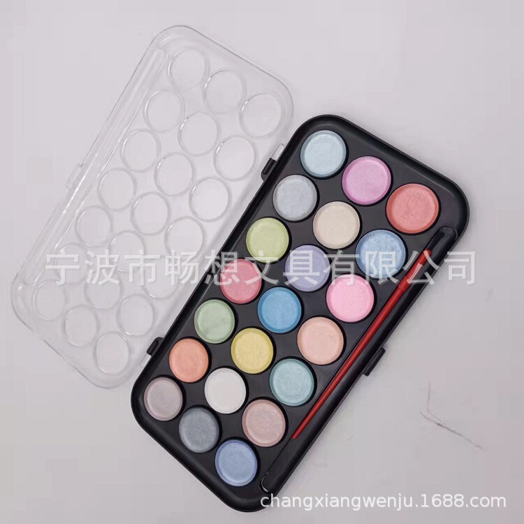 Wholesale Manicure Smudged Solid Pearlescent Watercolor Pigment Custom Nail Painting Metallic Pigment Flower Wrapping Set