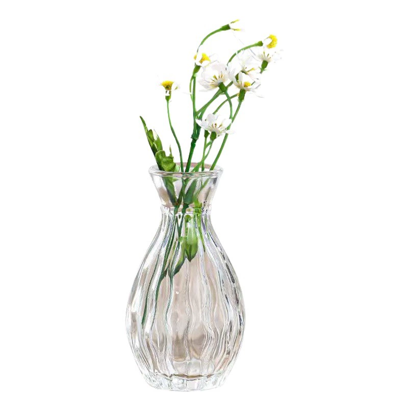 Внешняя торговля оптовая креативная маленькая ваза стекло высокого уровня в семье