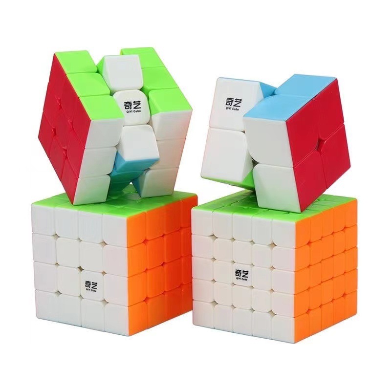 Cubo Mágico QiYi 2x2, 3x3, 4x4, 6x6, Rompecabezas de Grado de Competición, Pirámide Suave, Juguete Infantil, Regalo, Regla Mágica