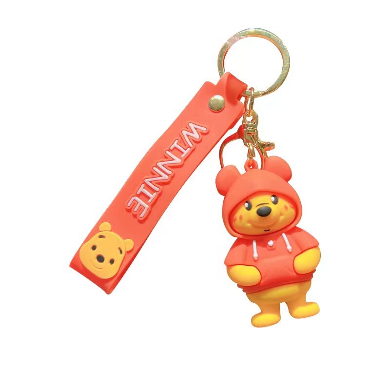 新型のかわいいアニメのガードルの動物のキーチェーンのシリコンの子供の包みの部品の小さい掛け物の贈り物のアクセサリの卸売り|undefined
