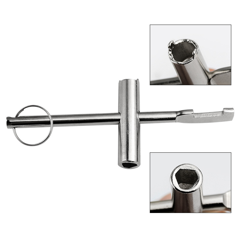 ♔自来水表前阀门钥匙 内三角钥匙扳手 开关锁闭闸阀钥匙 扳手批