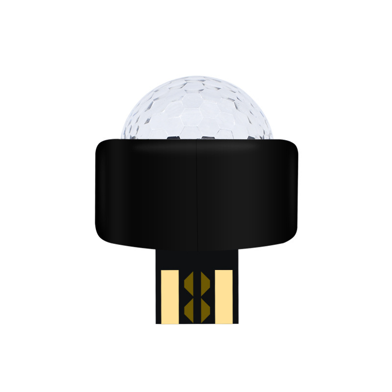 Luz de atmósfera recargable bola mágica USB controlada por voz lámpara de ritmo inalámbrica sin modificación lámpara de decoración interior