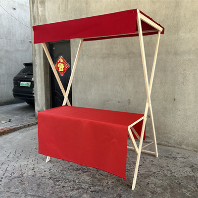 夜市屋台棚 マーケットブース 木製イベントシェルフ 屋外クリエイティブスナックカートディスプレイスタンド|undefined